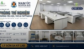 Thiết kế và thi công nội thất phòng thí nghiệm giáo dục tại Trường Quốc Văn Sài Gòn