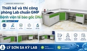 Thiết kế và thi công phòng Lab chuẩn GMP cho Bệnh viện tế bào gốc DNA ngành Y tế