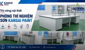 Thiết kế và thi công phòng QC ngành sơn tại Công ty Sơn Kansai Alphanam Bình Dương