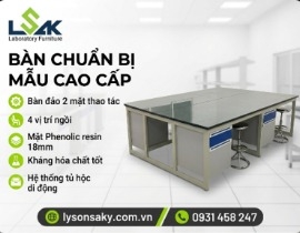 Bàn chuẩn bị mẫu