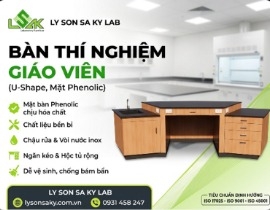 Bàn thí nghiệm cho giáo viên