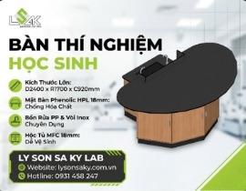 Bàn thí nghiệm cho học sinh