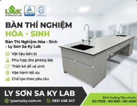 Bàn thí nghiệm Hóa - Sinh