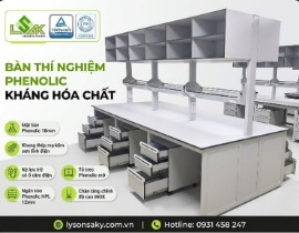 Bàn thí nghiệm Phenolic chịu hóa chất