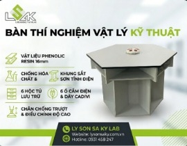 Bàn thí nghiệm Vật lý - Công nghệ