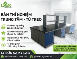 Bàn TN trung tâm - Hộc tủ treo