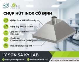 Chụp hút inox cố định 