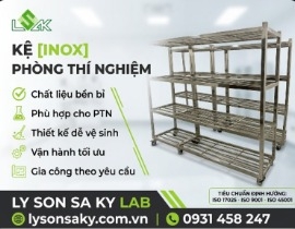 Kệ inox phòng thí nghiệm