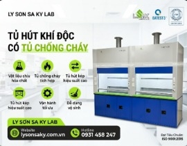 Tủ hút khí độc có tủ chống cháy