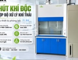 Tủ hút khí độc kết hợp bộ xử lý khí thải