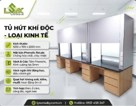 Tủ hút khí độc - Loại tiết kiệm