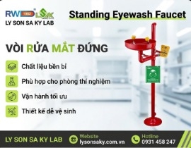 Vòi rửa mắt chân đứng