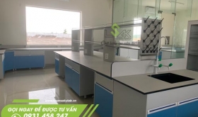 Cung cấp nội thất phòng thí nghiệm Nhà máy sản xuất thức chăn nuôi Hải Long Bình Định