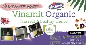 Lắp đặt bàn thí nghiệm Vinamit Organic