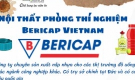 Cung cấp lắp đặt nội thất phòng thí nghiệm nhà máy Bericap Việt Nam