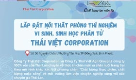 Lắp đặt nội thất phòng thí nghiệm Thái Việt Corp